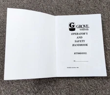 Grove Crane RT530DXL Operator Owner Maintenance Manual