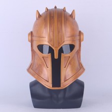 Cosplay Star Wars Mandalorian Female The Armorer Helmet Full Head Mask Props PVC