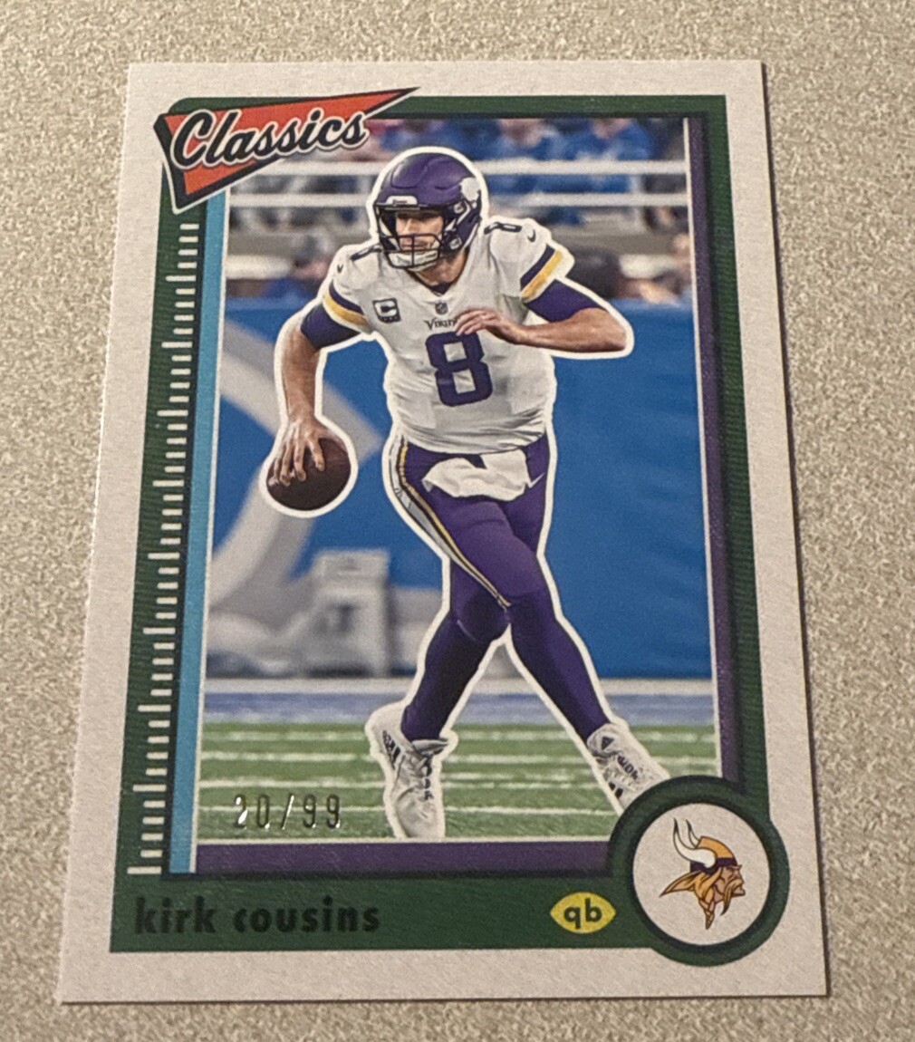 2022 Panini Classics Red Back #64 Kirk Cousins /99