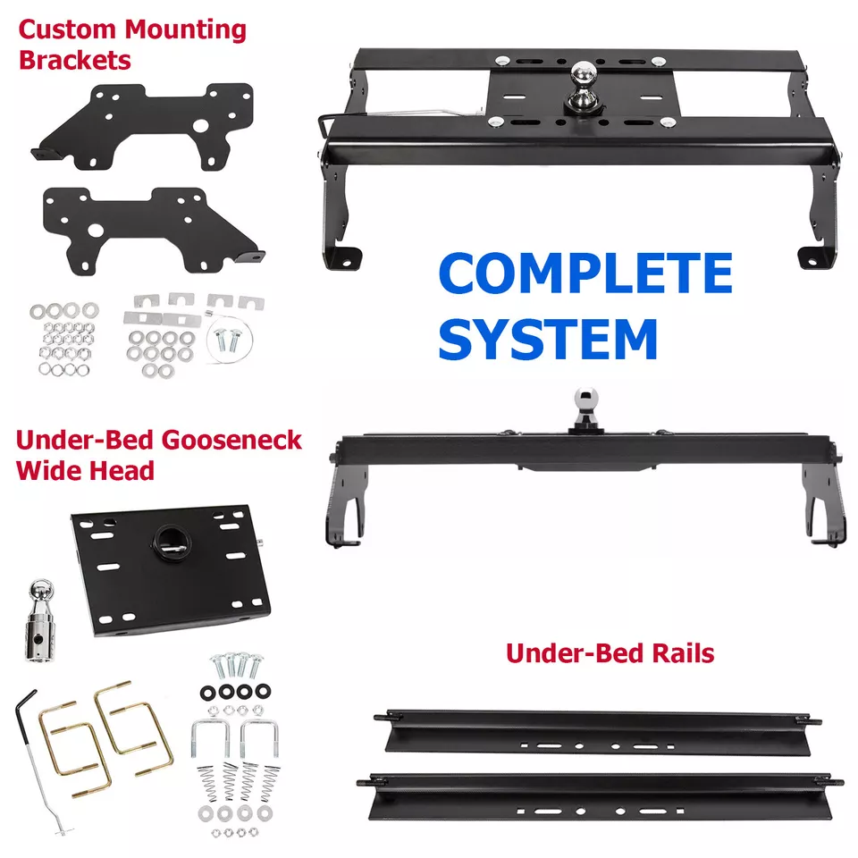 Underbed Gooseneck Trailer Hitch W/Ball For Dodge Ram 1500 2500 3500HD 2003-2012 Foto 2 de 4
