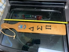Vintage  Kappa Phi Greek Paddle Omega Chapter  University 