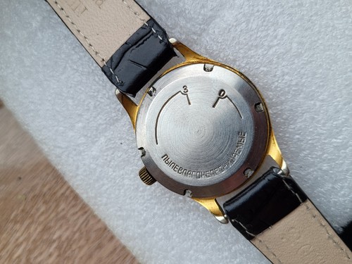 Vintage USSR Soviet Era Watch Saturn ChChZ 2Q-1960 years Gold Plated Case Date - Picture 5 of 10
