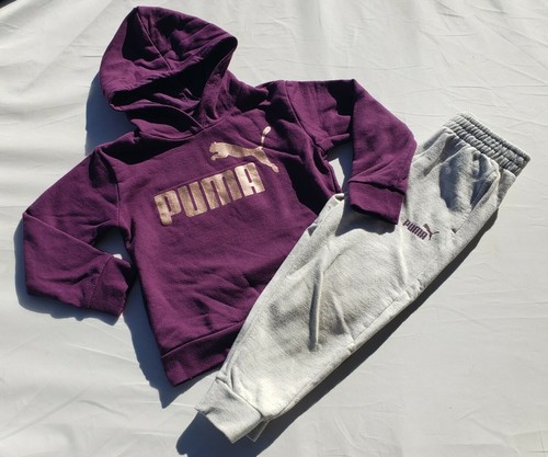 Girls Puma Sweatsuit Sz 5 Jogger 