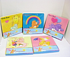 CARE BEARS WOODEN INLAY PUZZLES FUNSHINE-LOVE-A-LOT-TENDERHEART-WISH 4 MORE NEW