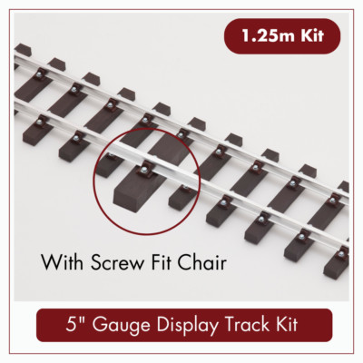  1,25m - 5'' Stärke Display Gleis Kit - Schraubpassform - PNR-2K - PNP Eisenbahnen