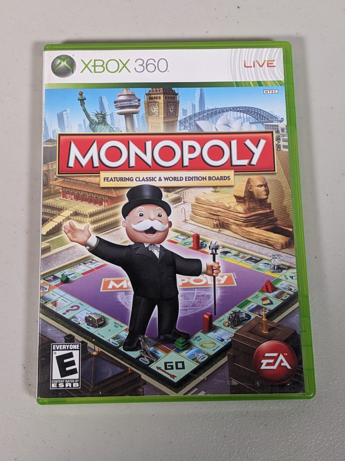 Monopoly (Microsoft Xbox 360, 2008) Complete