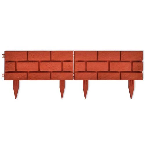 NNEVL Lawn Divider with Brick Design 11 pcs - Bild 7 von 10