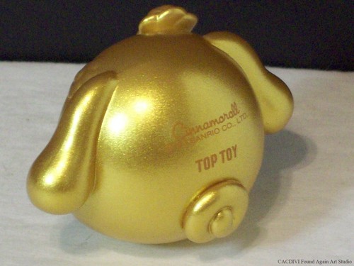 Mini figura Daruma perro dorado Toptoy personajes de Sanrio cachorro juguete de 1" - Imagen 8 de 9