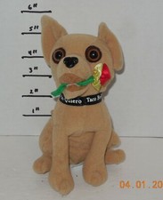 Vintage Applause Yo Quiero Taco Bell chihuahua Dog Plush Stuffed Toy Rare HTF