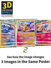 Pokémon-Raikou,Entei,Suicune 3D Poster 3D Le...