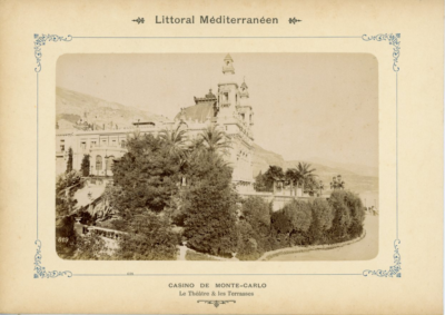Tirage Argentique Vintage De Monaco - Année 1900 - Format 10x15 Cm - Original