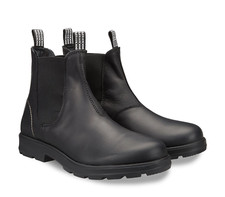 Stivaletti Beatles Chelsea Docksteps Jasper 1302 pelle nera tipo Blundstone