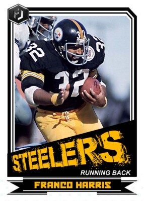 ACEO FRANCO HARRIS PITTSBURGH STEELERS CUSTOM HAND MADE ART CARD