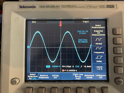 Tektronix TDS3012B 100MHz 2 Channels Digital Oscilloscope Tektronix TDS3012B 100MHz 2 Channels Digital Oscilloscope