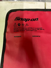 Snap-on Pakkb087 Soexm705 Redblack Fabric Small Tool Roll Tie Strap Snap-on Pakkb087 Soexm705 Redblack Fabric Small Tool Roll Tie Strap