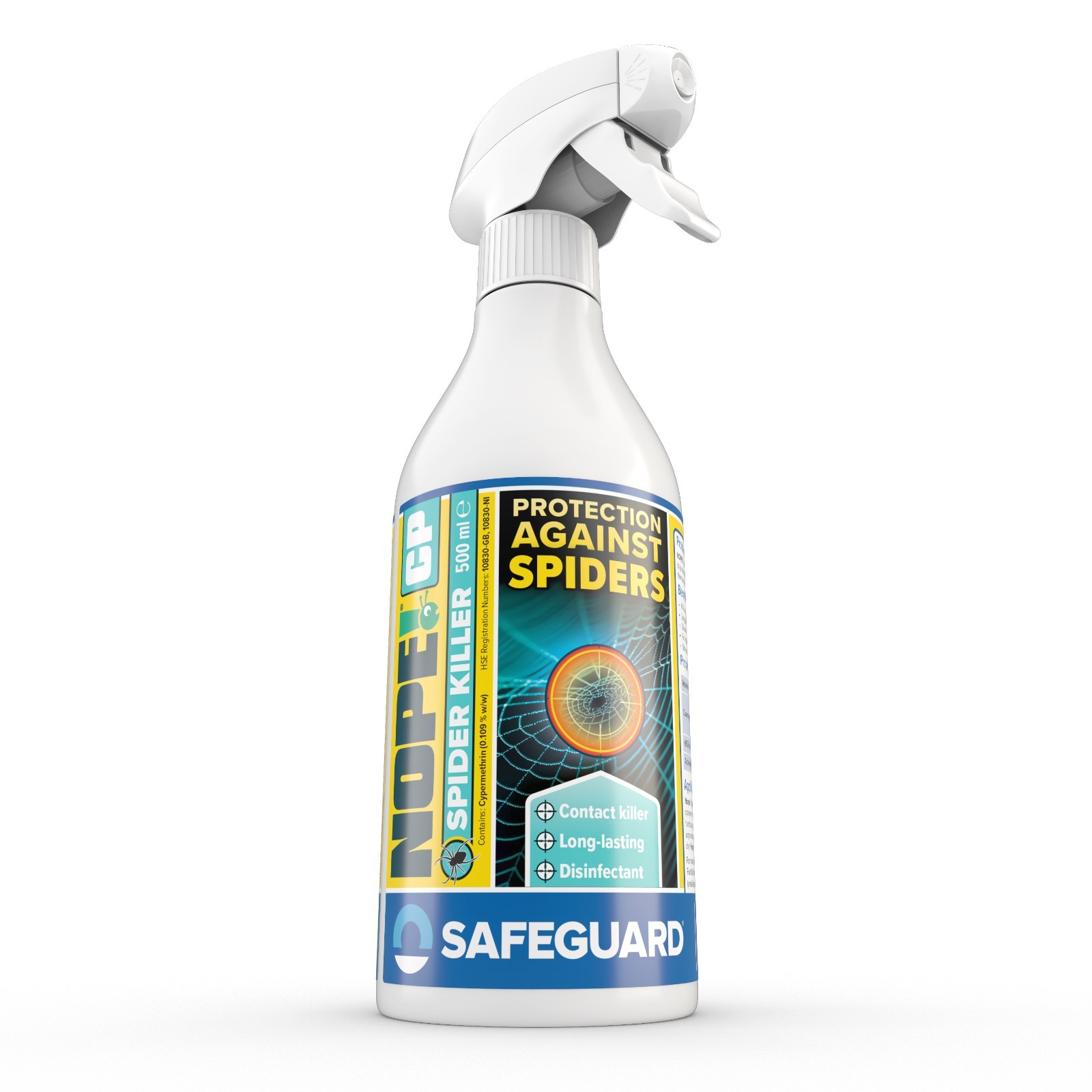 NOPE Spider Killer Spray Repellent - 500ml - Contact Killer, Residual Treatment