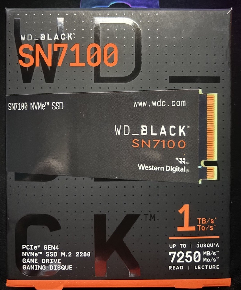 Western Digital WD_BLACK SN7100 1TB M.2 NVMe Internal SSD | eBay