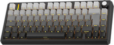 OMOTON Gaming Keyboard 75% ISO-UK Layout, Mechanical Keyboard QMK VIA MSRP £90