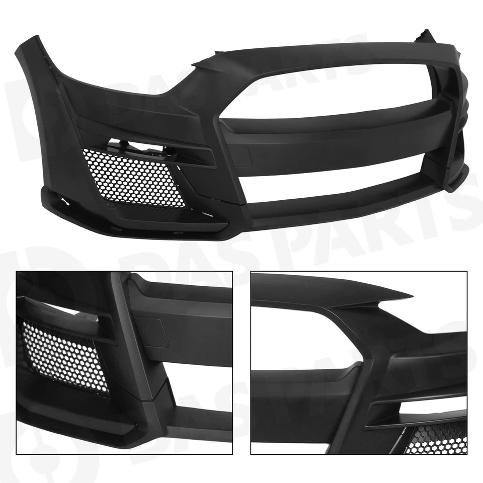 Upgrade Front Bumper Kit Facelift GT500 Shebly Style For 2015-2017 Ford Mustang Foto 4 de 4