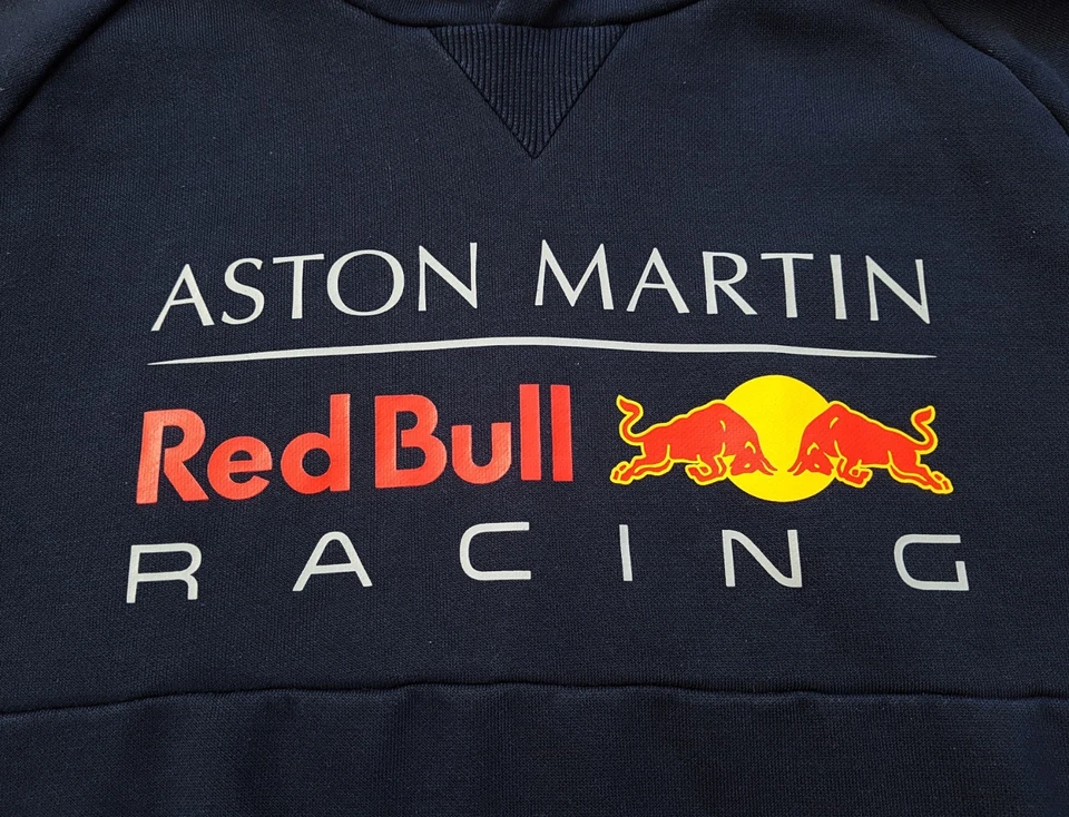 Aston Martin Red Bull Racing F1 Stichd Men's Hoodie Sweatshirt sz M - Image 4 of 4