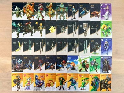 All 45pcs BotW Loz Tears of the Kingdom Amiibos Fast Shipping!Free stickers!