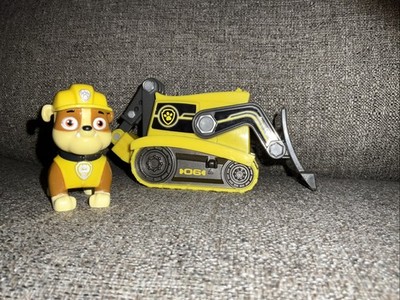 Spin Master Paw Patrol Mission Paw Rubble Yellow Pup Bulldozer