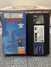 VIDEODROME Vhs 1983 Body Horror Conspiracy Thriller Cyber Drama Sci-Fi