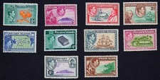 lss Pitcairn Islands Scott 1-8 1940 First Issues 10 Stamps in all. MNH