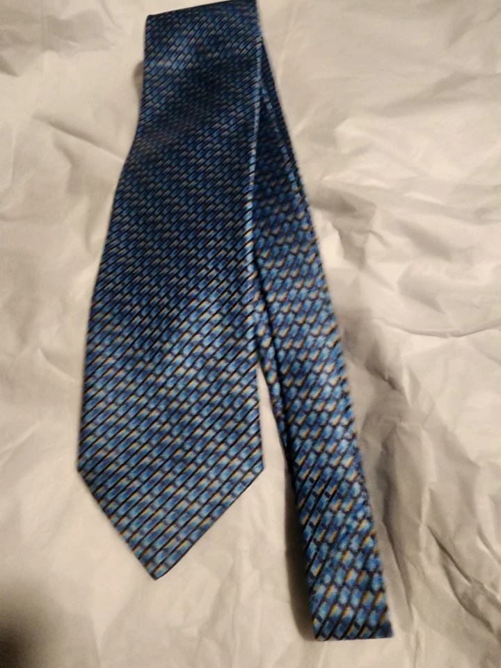 $550 NEW BRIONI Essential Solid Black Satin Men Silk ITALY handmade Neck Tie - Image 4 of 4