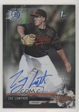 2017 Bowman Draft Chrome Pick Black Refractor 25/75 Zac Lowther #CDA-ZL Auto 8k4