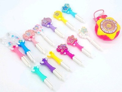 Glitter Force Star twinkle Precure Pretty Cute Color Pendant 13 Pen Set Tested