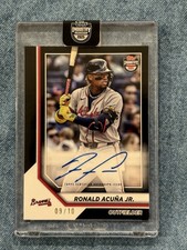 Ronald Acuna Jr Auto /10 SSP 2025 MLBA-RA Topps Industry Conference
