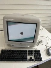 Apple iMac G3 White Snow PPC G3 600MHz 256MB Ram Mac OS X 10.4.11 2002 Vintage