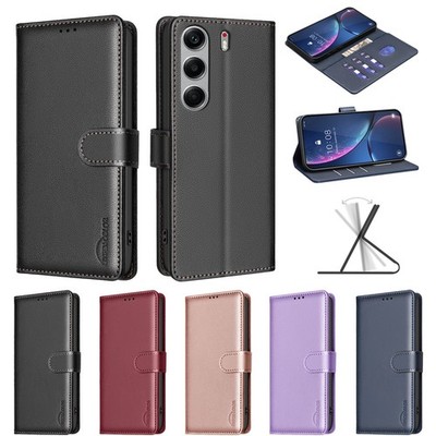 Hülle Für Tecno Camon 50 Pro SPARK 50 40 Pova Curve2 5G Leder Schutz Flip Cover