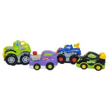 Vtech Go Go Smart Wheels Vehicle Lot Hot Rod Monster Truck Black Race Car