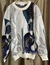 Protege by Tag Sweater Men's XL Multicolor Vintage Made in USA NOS. “RM”