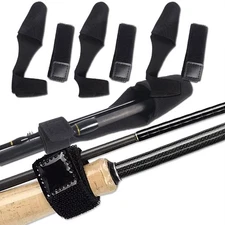 Fishing Rod Tip Guard & Strap Combo – 3 Sets for Travel, Storage & Protection