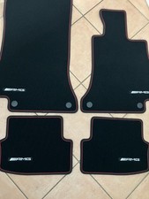 Mercedes-Benz AMG Original 4 Fußmatten C Klasse Coupe C 205 RHD schwarz/rot Neu