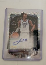 2025 Bowman Chrome Jaland Lowe Speckle Refractor Autograph /299