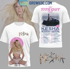 Hot New Kesha Singer Gift For Fans White 3D T-Shirt S-6XL BB557