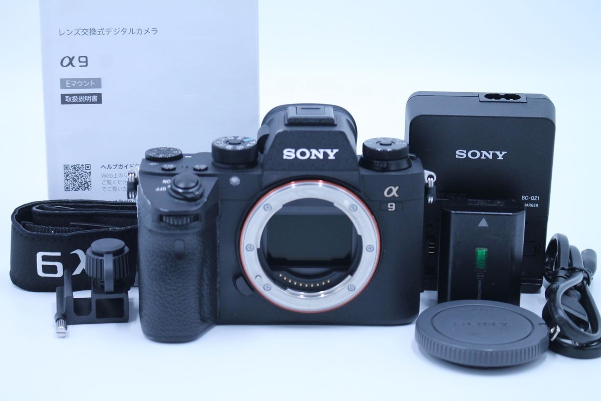 SONY Mirrorless Camera α9 Body Black ILCE-9(17,430 shots) Language