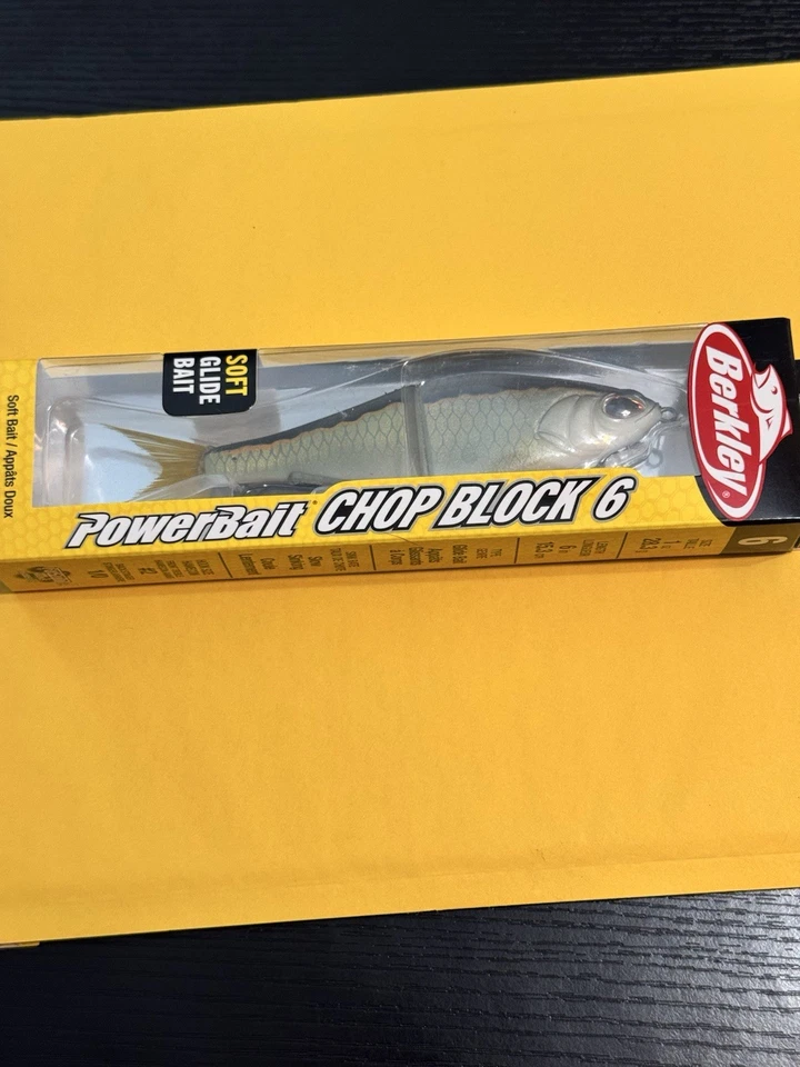 Berkley Powerbait Chop Block 6 fregadero lento 6” 1 oz brillo dorado Foto 2 de 4