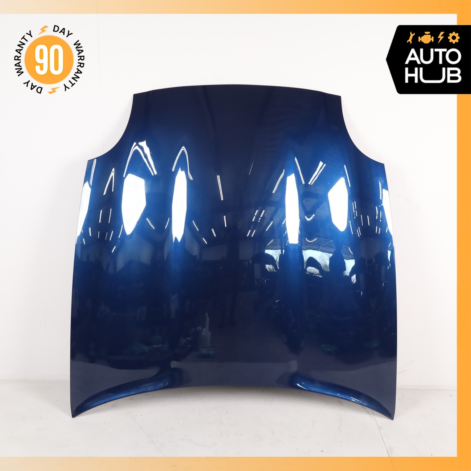 00-04 Aston Martin DB7 Vantage Hood Bonnet Cover Panel Assembly Blue OEM