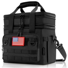 Tactical Lunch Box For Men Heavy Duty Insulated Lunch Bags For Adults Expandable