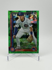 2025 Topps Chrome Update Series Sapphire - Rookie Debut Matt Shaw Green /99 (RC)
