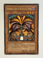 LP 1st Ed GLOSSY LOB-124 Exodia the Forbidden One Yugioh Ultra Rare CENTERED
