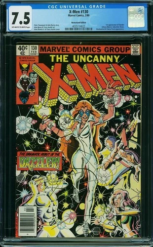 The X-MEN  #130  High Grade  Affordable KEY!  CGC 7.5  Newsstand!     4355114022