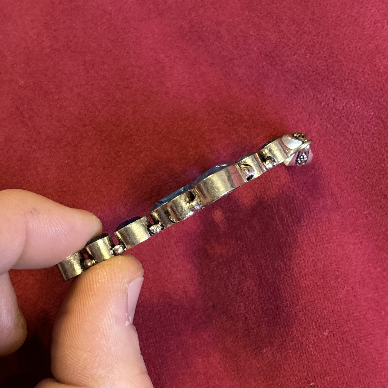 Solid Sterling Silver and Amethyst Dragonfly Neck… - image 5