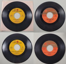 Dean Martin 45 RPM Vinyl Record Lot 4 April Again Send Me Old Line I Will Pop