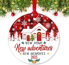 New Home Ornament 2025   Housewarming Gift for New Homeowners, Couples, or Famil